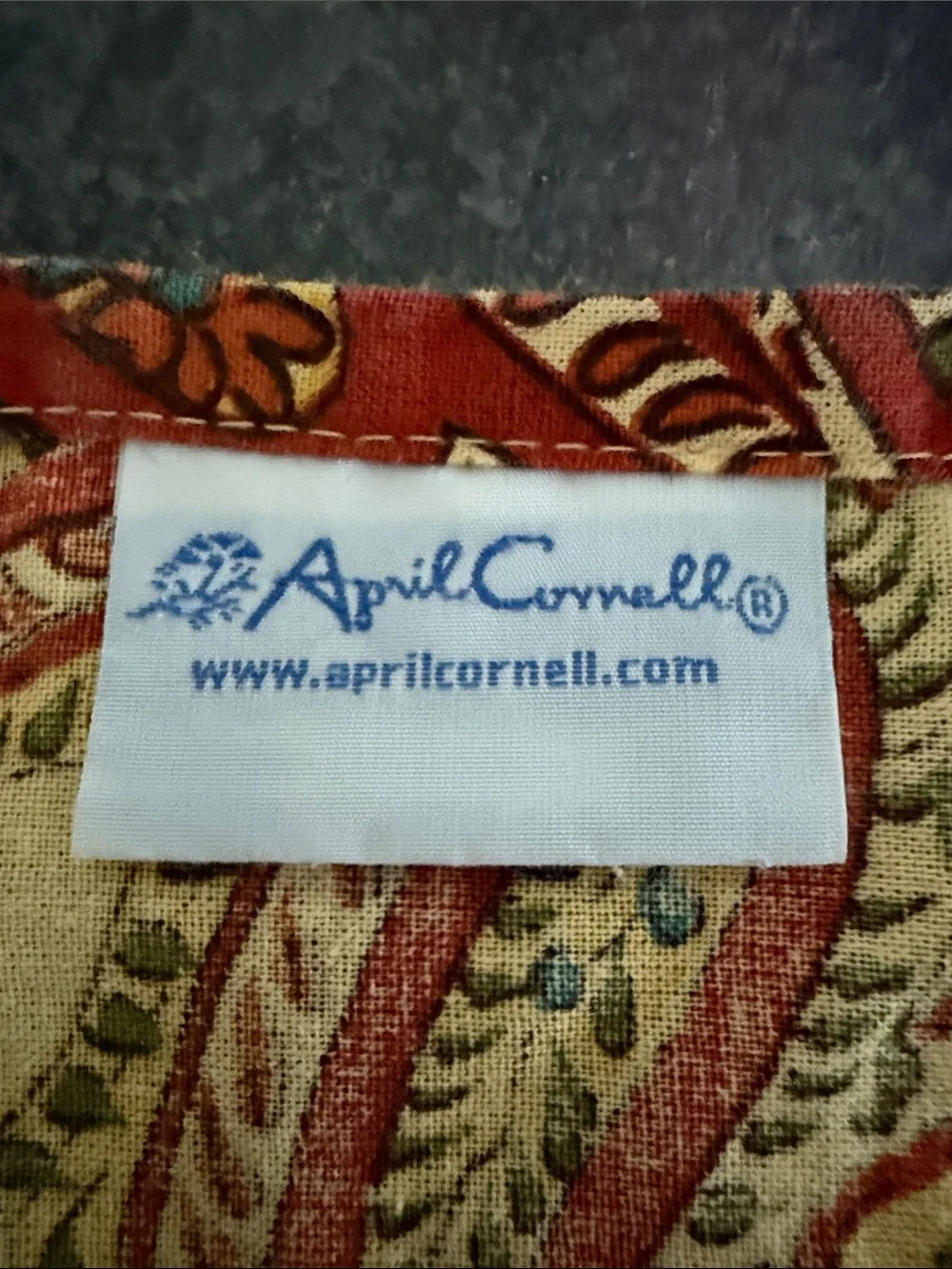 April Cornell Paisley Napkins – Set of 11 Vintage/Retired